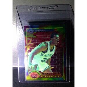 1993-94 Topps Finest Jamal Mashburn #110 Midwest's Finest Basketball Card